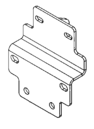 Ford F-150 Mounting Brackets - Go Rhino - Dominator Extreme - Textured Black - `15-`20